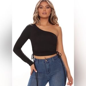 Fashion Nova one shoulder top